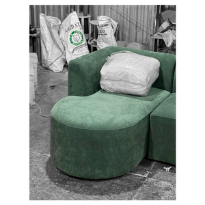 Comfortable Corner <b>Sofa</b> L Shape Natural <b>Wood</b> <b>Frame</b> 210x150cm Minimalism Vietnam Warranty - Product Image 5