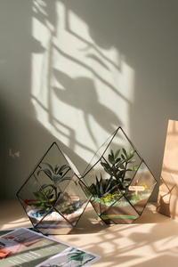 Khaleesi זכוכית terrarium תפאורה מינימליסטי סלון סיר מתנה לבית חדש או חג המולד עבור תפאורה לחג - Product Image 5