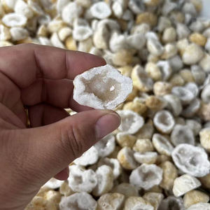 جيود كريستال الكوارتز الطبيعي ، جيود خام صغير خام ، جيود Druzy Agate - Product Image 4