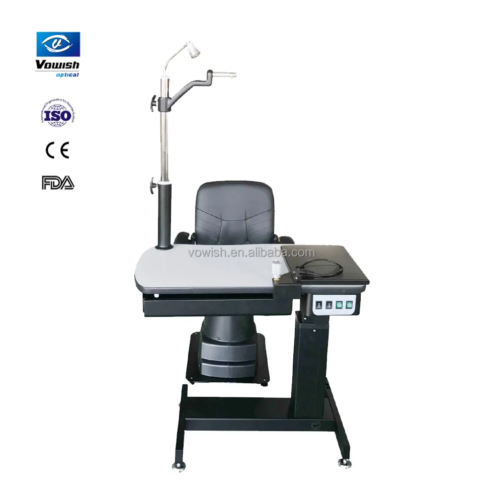 Unidad de refracción oftalmológica óptica, soporte de silla Oftalmológica de OU-1800, nuevo modelo de silla