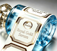 Autocollant parfumé de haute qualité, imperméable, à forte adhérence, résistant aux UV, logo personnalisé, décoratif, pour flacon de parfum cosmétique
