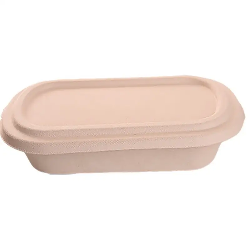 Customized Take Out Food Containers Biodegradable Disposable Sugarcane Bagasse Lunch Box