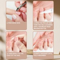 Huile de soin des ongles de marque privée stylo à ongles traitement de l'art des ongles huile revitalisante pour les cuticules nutritionnelles produits de soins personnels de beauté