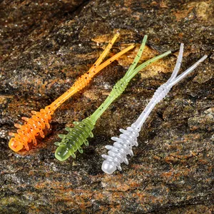 Señuelo de Pesca Spinpoler Mini Finesse de 55 mm, Cebo Suave de TPR, Gusano Artificial de Plástico, Cebo Suave para Pesca de Macarela, Pesca en Roca, Pesca en Hielo - Product Image 5