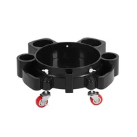 Seau de lavage de voiture roulant JYM-F6 avec base mobile, tabouret multifonctionnel pour le detailing automobile, outil portable de nettoyage et d'entretien de la beauté automobile