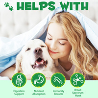 Oimmal - Suplemento Dietético Líquido 100% Natural, Gotas Herbales Antiparasitarias con Probióticos para Perros, Refuerza la Inmunidad, Mejora la Digestión