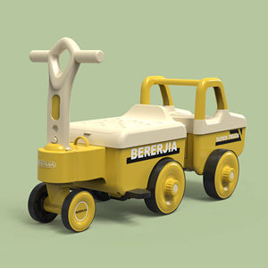 รถของเล่นแบบเลื่อนได้สำหรับเด็กรถเข็นไร้เสียงพร้อมตะกร้าเก็บของขนาดใหญ่ - Product Image 1