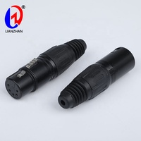 Prise XLR mâle et femelle à 5 broches connecteurs de câble de microphone Audio équipement Audio de haute qualité prises XLR
