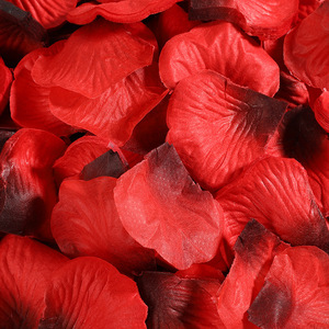 กลีบกุหลาบประดิษฐ์ ผ้าไม่ทอ สีแดง สีขาว ของตกแต่งงานแต่งงาน ของขวัญ ของชำร่วยสำหรับงานปาร์ตี้ - Product Image 2