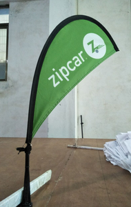 Özel dijital baskı fiberglas ticari gözyaşı promosyon reklam etkinliği pencere araba bayrağı - Product Image 3