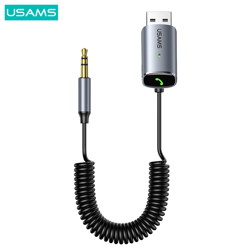 USAMS FM передатчик 5,0 алюминиевый сплав автомобильный беспроводной аудио приемник радио модулятор Автомобильный Handsfree аудио USB плеер