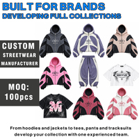 Fabricant de Collections de Streetwear Personnalisées : Ensemble de Sweats à Capuche Zippés Oversize avec Développement Multi-styles, Qualité Constante, Direct Usine