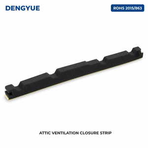Bandes d'étanchéité extérieures pour la ventilation des greniers, pour le col de toit métallique, en <span class=keywords><strong>mousse</strong></span> respirante, barrière anti-pluie et anti-vent - Product Image 1