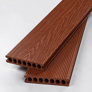 Planches de terrasse en composite bois-plastique pour l'extérieur, terrasses en composite bois-plastique pour piscine et jardin - Product Image 2