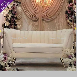 Muebles Personalizados para Eventos, Estructura de Acero Inoxidable, Juego de Sofás para Novios, Decoración del Hogar, Sofá para Bodas, Eventos y Fiestas - Product Image 1