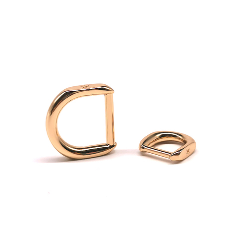Factory Wholesale Iron Metal d Ring 25mm Silver d Rings Hardware 1 Inch d Buckle D-ring for Handbag Hardware Accessories