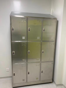 Casier en acier inoxydable <span class=keywords><strong>3</strong></span>/6/9 <span class=keywords><strong>portes</strong></span>, <span class=keywords><strong>armoire</strong></span> de rangement métallique pour personnel de salle blanche, marque Jianwei, fabriqué à Jiangsu - Product Image 5