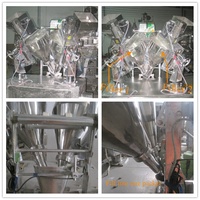 Machine à emballer de poudre spécifique HS240BF pour 2 ingrédients dosant séparément le remplissage