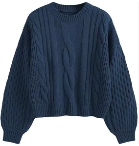 Maglione <span class=keywords><strong>donna</strong></span> personalizzato manica lunga Jacquard maglieria da <span class=keywords><strong>donna</strong></span> Pullover vestiti in <span class=keywords><strong>maglia</strong></span> invernale maglione lavorato a <span class=keywords><strong>maglia</strong></span> <span class=keywords><strong>donna</strong></span> - Product Image 5