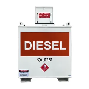 Sumac xách tay 500L Kim Loại Lớn 10000L nhiên liệu xe tăng lớn dầu diesel nhiên liệu lưu trữ Tank