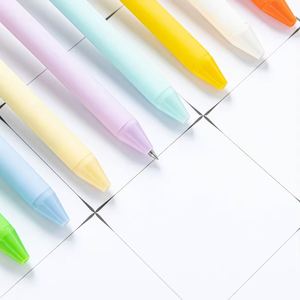 Stylos à bille en plastique multicolores, revêtement caoutchouc, vente en gros, meilleur prix, avec logo personnalisé OEM pour la papeterie - Product Image 4
