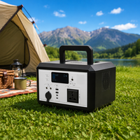 Sistem Tenaga Surya Portabel Mini E-Nice 300W 600W, Kit Generator Surya Portabel Lengkap, Stasiun Daya untuk RV dan Berkemah 220V AC