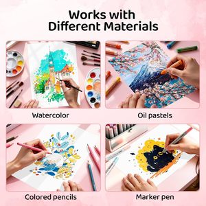 Giocattoli Magici per Disegno ad Acqua e Libro da Colorare Tascabile con Chiusura a Spalla e Pigmenti - Product Image 3