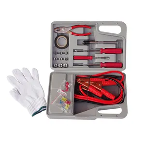 Hot Sale Repair Tool Kit Outdoor Survival Safety Roadside Car Emergency Kit Set Auto