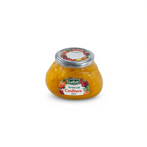 Pot à confiture Leifheit avec couvercle à vis 250 ml, bouteille de conservation avec couvercle à motif fruité pour la conservation des confitures et des marmelades - Product Image 2