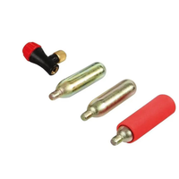 FD Red CO2 Bike Pump Inflator Gauge Aluminum Alloy Cartridge Mini Hand Pump Valve Adapter Low Pressure Tire Inflation MSDS