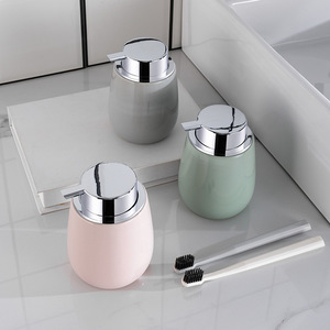 Chất lượng tuyệt vời phong cách khác nhau 350 ml gốm tay xà phòng Dispenser với bơm cho phòng tắm Vanity bàn - Product Image 3