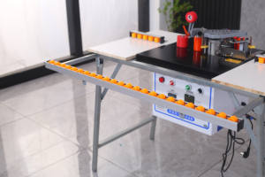 Mini Edge Banding Machine Handbuch Fuß pedal 6-60mm gerade und gebogene Platten kanten verarbeitung - Product Image 6