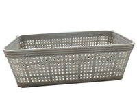 Panier de rangement creux en PP durable moulé par injection plastique pour la maison, la cuisine, la chambre, le salon et les armoires