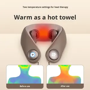 Masajeador de Cuello con Múltiples Modos, Compresión de Calor y Masaje, Portátil para Alivio Muscular del Cuello - Product Image 1