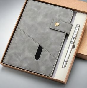 Regalos de Oficina Personalizados para Empleados, Artículos Promocionales, Set Ejecutivo, Libretas A5 con Bolígrafo, Set de Regalo Corporativo para Hombre - Product Image 1