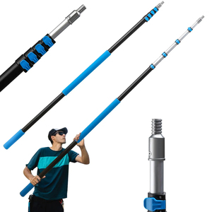 Poteau télescopique en <span class=keywords><strong>aluminium</strong></span> <span class=keywords><strong>l</strong></span>éger et robuste <span class=keywords><strong>de</strong></span> vente chaude pointe universelle extensible en silicone pour le <span class=keywords><strong>nettoyage</strong></span> - Product Image 1