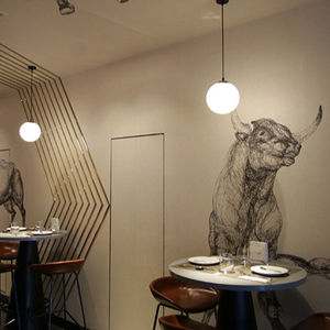 Lámpara colgante de bola redonda, cristal de suelo, nuevo diseño - Product Image 6