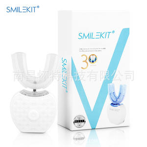 Cepillo de dientes eléctrico, cepillo de dientes recargable en forma de U, dispositivo para blanquear los dientes - Product Image 1