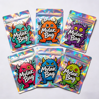 Sacs Mylar Personnalisés en Feuille d'Aluminium Blanche pour Aliments, Biodégradables Anti-Odeur, Ziplock, Sachet Doypack avec Logo
