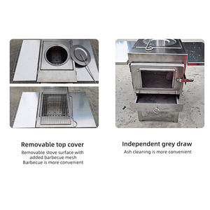 <span class=keywords><strong>เตา</strong></span><span class=keywords><strong>เผา</strong></span>ไม้สแตนเลสแบบตั้งพื้นทันสมัย ทนทาน ใช้ในบ้าน นอกบ้าน สำหรับตั้งแคมป์ ปิ้งย่าง ไร้ควัน เหมาะสำหรับปิกนิก - Product Image 4