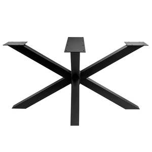 New Modern X Shape Restaurante Industrial Pernas Aço Fundido Ferro Fundido De Ouro Dinning Café Jantar Bases De Mesa De Metal para Mesa - Product Image 2