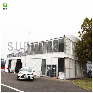 Tente d'exposition double couche en aluminium 20x50m, imperméable, pour salon professionnel - Product Image 2