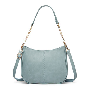 Borsa a tracolla Casual in pelle sintetica di alta qualità da donna con decorazione a catene Vintage borsa a tracolla da donna di classe di tendenza di nuova moda - Product Image 6