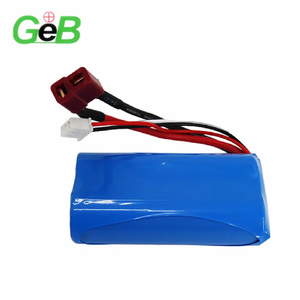 고속 <span class=keywords><strong>18650</strong></span> 2S <span class=keywords><strong>7.4V</strong></span> <span class=keywords><strong>1500mAh</strong></span> 2000mAh 15C 20C 리튬 이온 배터리 팩 T 딘 및 RC 원격 자동차 드론 용 3 핀 JST 플러그 - Product Image 4