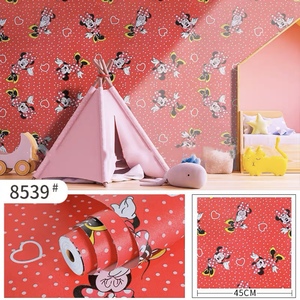 Papel pintado impermeable y a prueba de humedad Peel and Stick <span class=keywords><strong>para</strong></span> niños, fábrica al por mayor, papel de pared decorativo de dibujos animados <span class=keywords><strong>para</strong></span> habitación de niños - Product Image 5