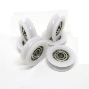 Rotelle e Binari <span class=keywords><strong>per</strong></span> Porte Scorrevoli PU620138-10 12x38x10mm 6201RS Rullo in Plastica - Product Image 1