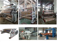 Gamme complète de produits Machine de fabrication de papier kraft Machine à rouleaux géants de papier artisanal 10T 5T 50T Industrie du papier