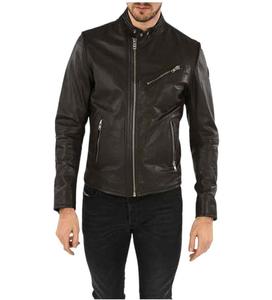 High Quality Customized Color <b>Men</b> Leather <b>Jacket</b> | Winter Wear | Zipper Closure | Stand Collar | Waterproof & Breathable - Product Image 1