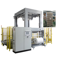 Máquina Automática de Alta Velocidad para Envolver con Film Estirable Eléctrico con PLC OMRON para Envasado de Alimentos, Bebidas y Textiles