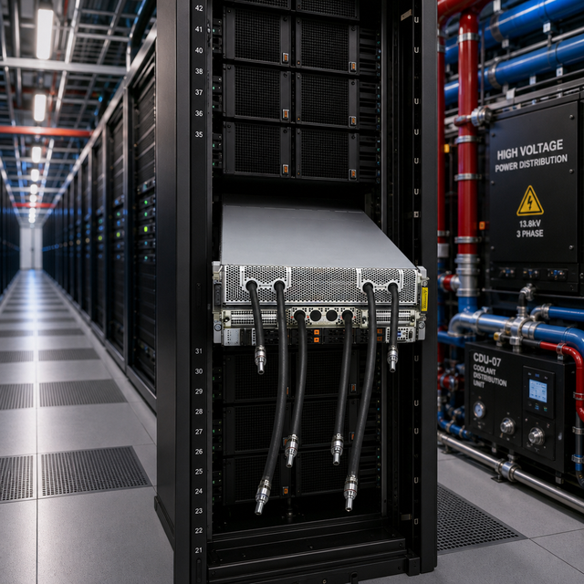 AI Serving 8-GPU 4U Rack Server SYS-421GE-NBRT-LCC Dual Xeon 8TB Liquid Cooled GPU Server for Model Deployment